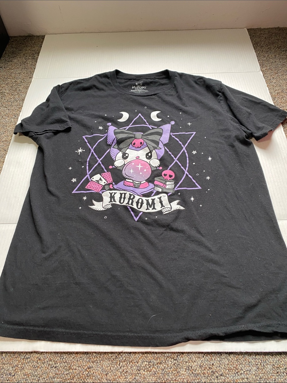 Apple Junction Sanrio Kuromi Women Size M Black Tshirt